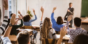 Schüler im Klassenzimmer