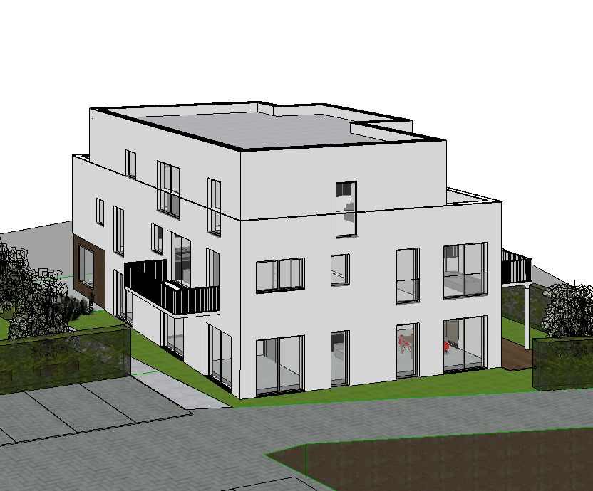 Architekturzeichnung zu Steinfeld