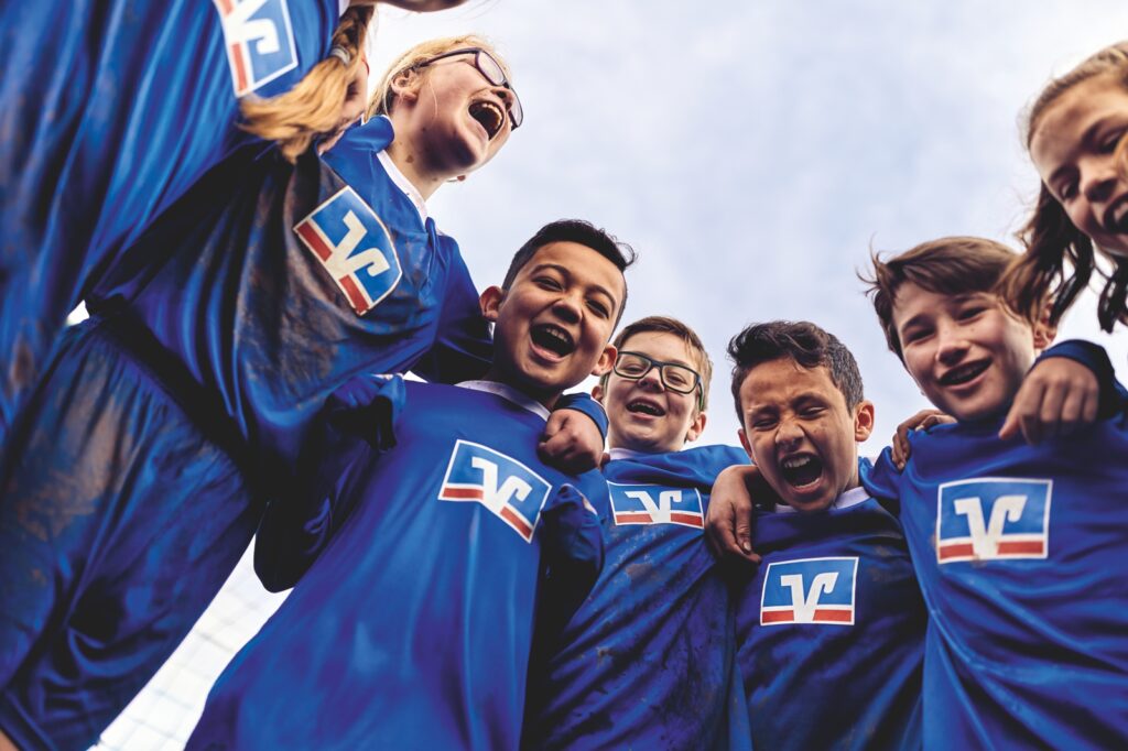 Fussballmannschaft Kinder